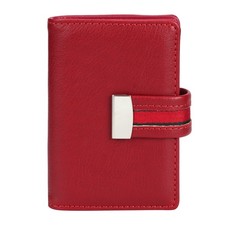 1x Card Holder Modischer Kartenetui Zum Schutz F&uuml;r Damen Rot