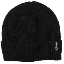 Hurley Max Cuff Beanie - Black - New