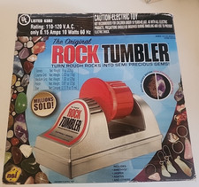 Vintage Rolling Stones Rock Tumbler Polisher Kit Model 635 Original Box Read