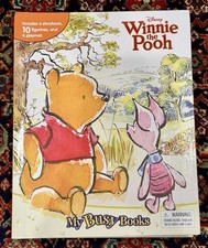 DISNEY WINNIE THE POOH “ MY BUSY BOOKS” INCLUDES A STORY BOOK 10 FIGURES/PLAYMAT