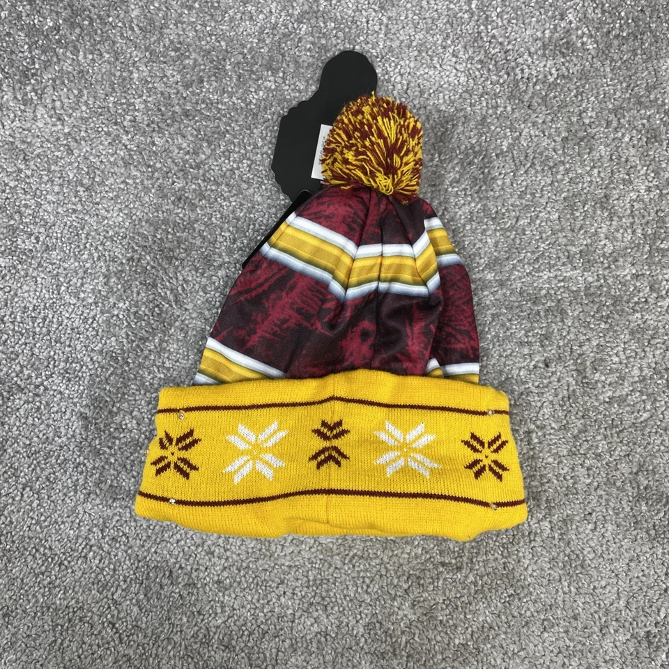 Forever Collectibles Hat Mens Yellow NFL Washington Redskins Light Up Knit Cuff - Image 2 of 4