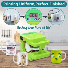 Heat Transfer Sublimation Cup Press Machine DIY Mug Heat Press Machine UK Plug