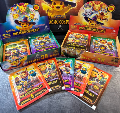 PIKACHU COSPLAY! Halloween Pokémon Fan Art Sealed  - (5) Pack Bundle - New 2025