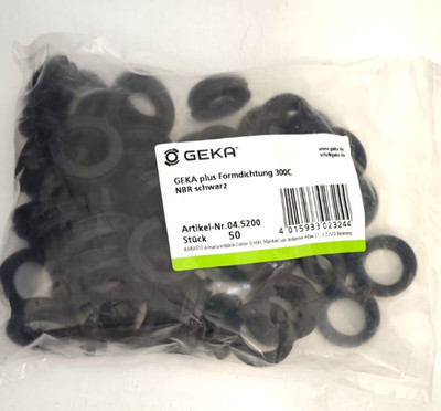 50 Stück GEKA plus Formdichtring 300C