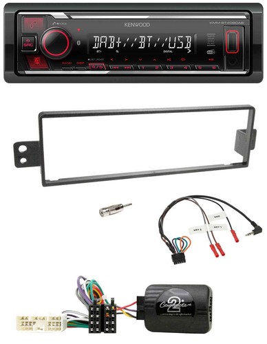 Kenwood Lenkrad Bluetooth USB DAB Autoradio für SsangYong Rexton 2003-2006 ohne