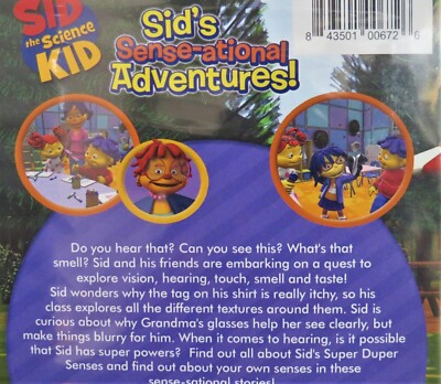 Sid the Science Kid: Sids Sense-ational Adventures NEW! 2 DVD,PBS