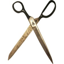 Vintage Deluxe Kleencut USA 9  Tailor Scissors Shears MADE IN USA Antique