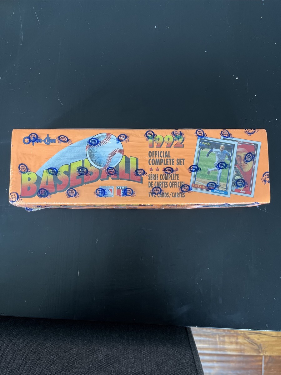 【信頼】 O-Pee-Chee FACTORY Set Complete Cards Baseball Official 1992 ボックス