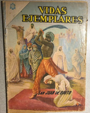 VIDAS EJEMPLARES #197 (1965) Mexican comic book in Spanish Ramon Alonso art VG