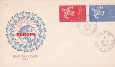 FRANCE 1961 FDC EUROPA YT 1309 ET 1310