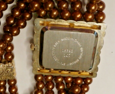 Mother of Pearl Beaded Watch Mother of Pearl Ladies Watch Vintage Freshwater Pearl  main image 3