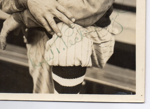 1928-33 Type 1 Photo, 5x7, ROGER PECKINPAUGH, Auto, Indians Mgr, Norman Paulson - Picture 2 of 3