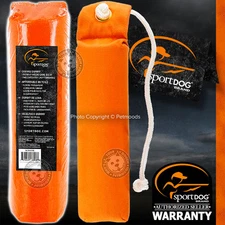 SportDOG SDT00-11685 One Genuine Jumbo Canvas Dummy Orange for Young Adult Dogs