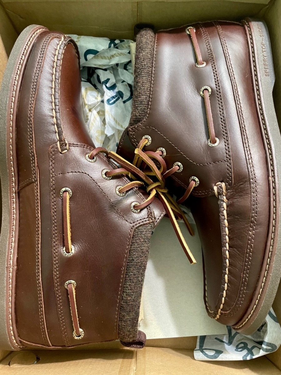 NEW Men\'s Sperry A/O Lug Chukka Leather Boot Amaretto Buy Sperry Mens A/O Lug Chukka Boots Amaretto main image 2