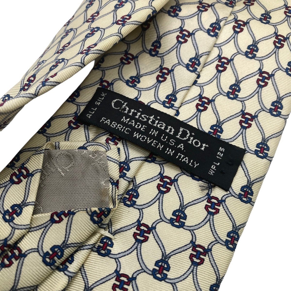 Christian Dior Mens Tie All Silk Multicolored Novelty Pattern | eBay