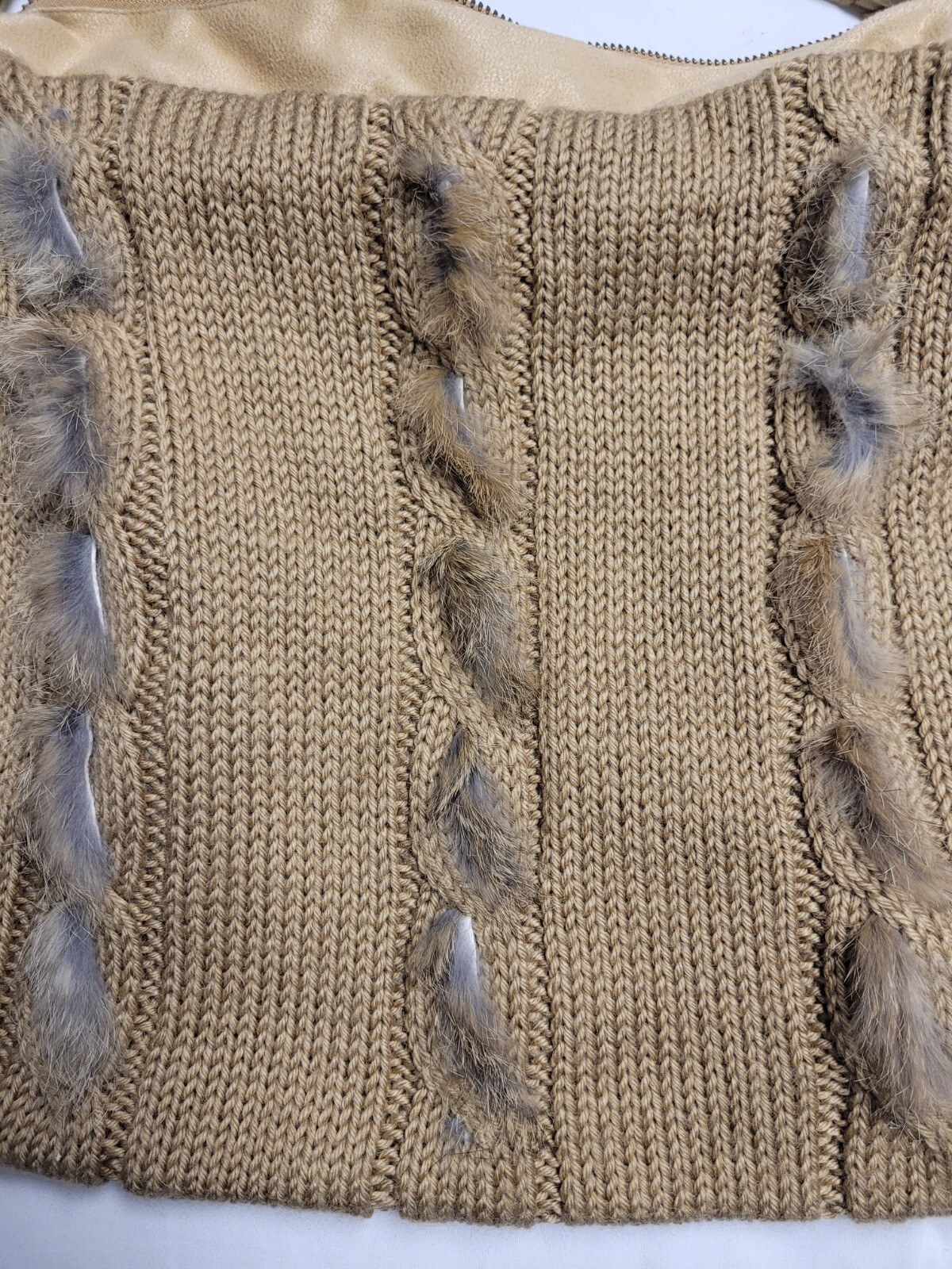 Spanner Wool Knit Hand Bag - image 7