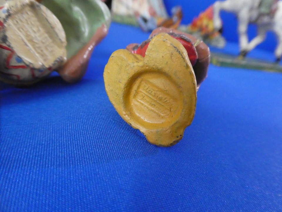 RARE ELASTOLIN INDIAN FIGURES GERMANY LOT of 17 Pcs VINTAGE 1950's eBay