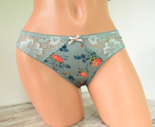 Victoria's Secret SMALL BODY BY VICTORIA LACE FRONT BIKINI Sage Dust Floral 