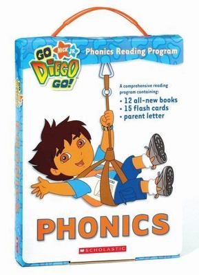 Go, Diego, Go! Phonics Reading Program - 12 Books & 15 Cards - NEW - Nick Jr