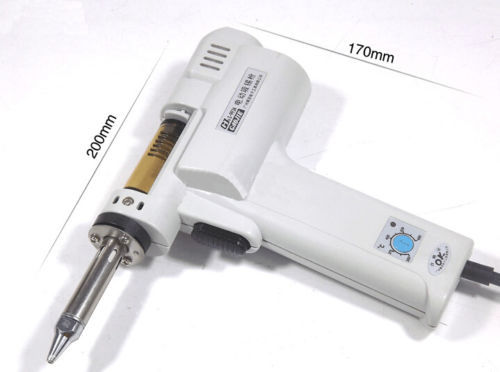 220V 2in1 Practical Electric Vacuum Desoldering Pump Solder Sucker Gun #S-993A - Picture 2 of 5