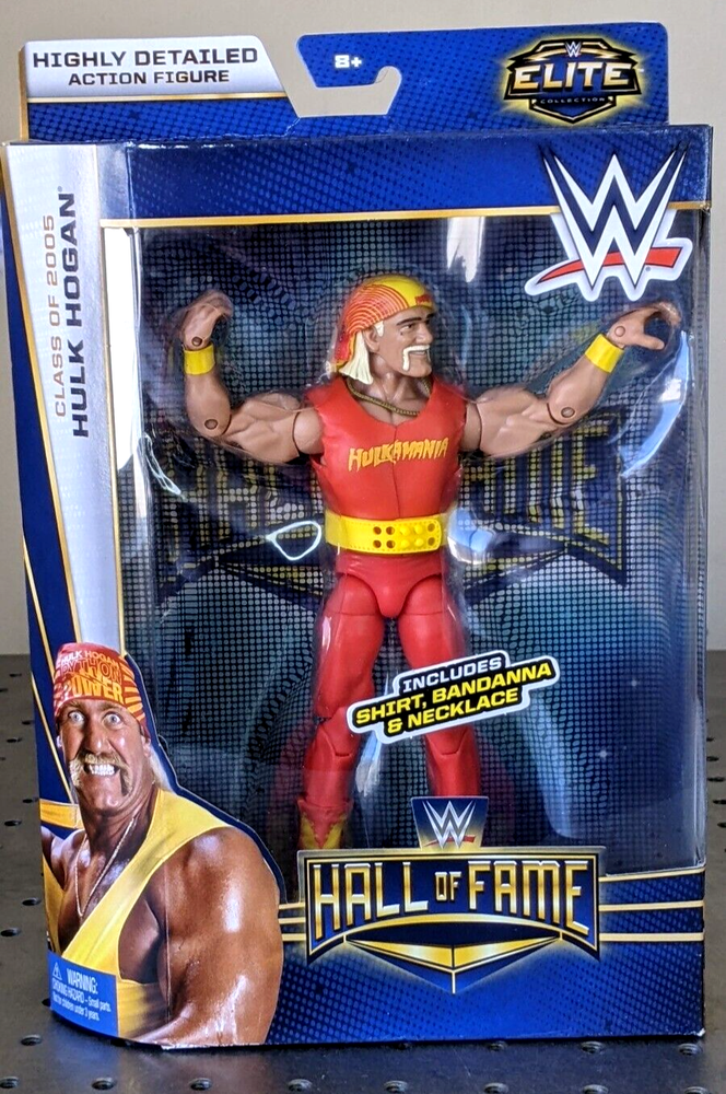 WWE Hall Of Fame Hulk Hogan Mattel Elite Collection Class Of 05 - New Excellent