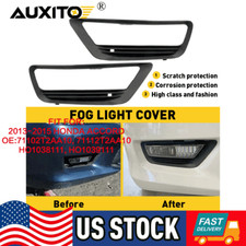 For 2013 2014 2015 Honda Accord Lx Ex Ex-l Sport Fog Light Cover Trim Bezel Pair