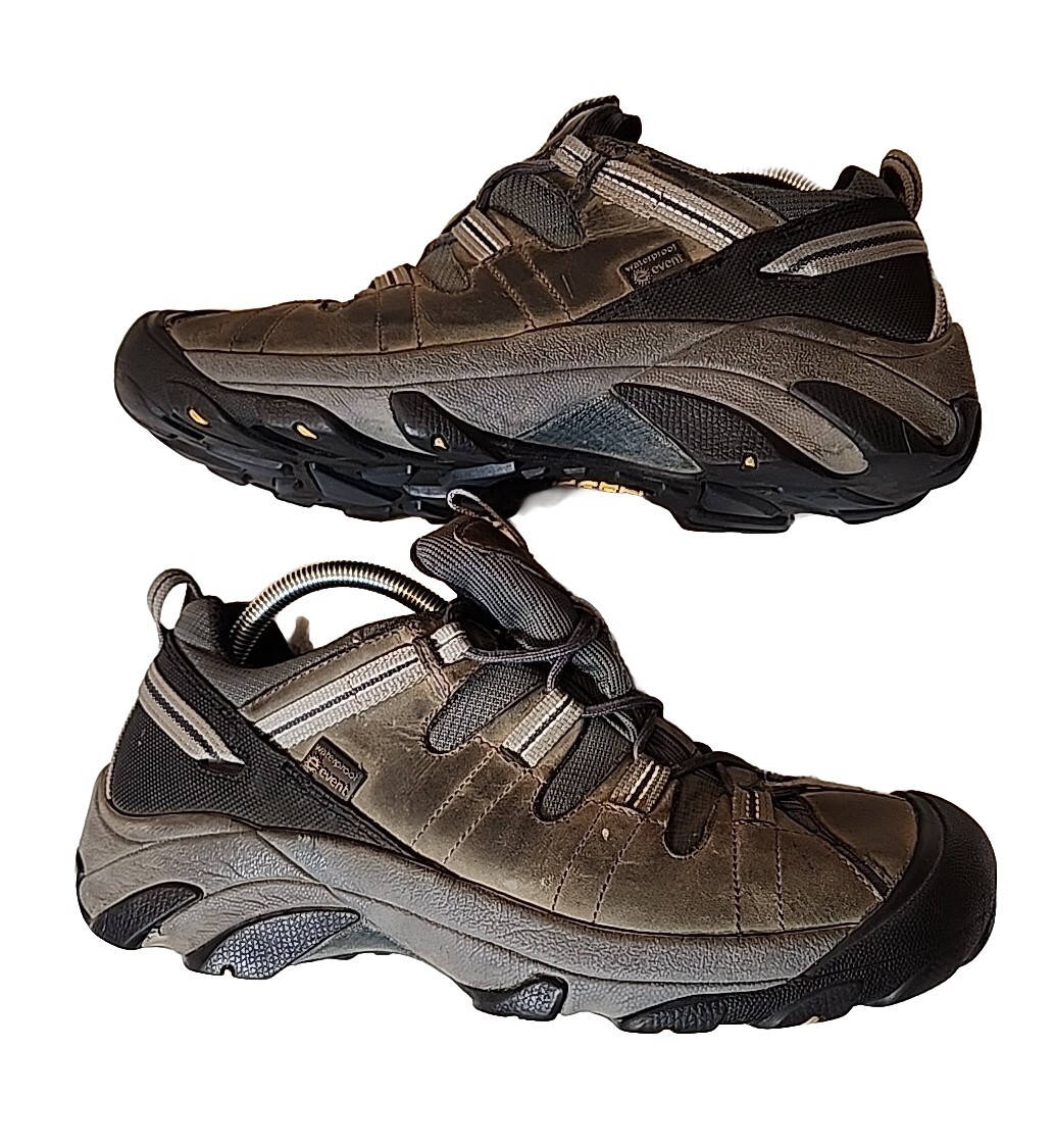 Scarpe utilitarie KEEN Dry impermeabili eventi escursionismo passeggio marrone grigio donna 11