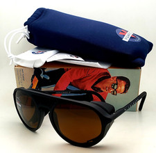 VUARNET ICE Sunglasses VU40023U5402E Black Frames w/Eclipse Lenses Side Shields