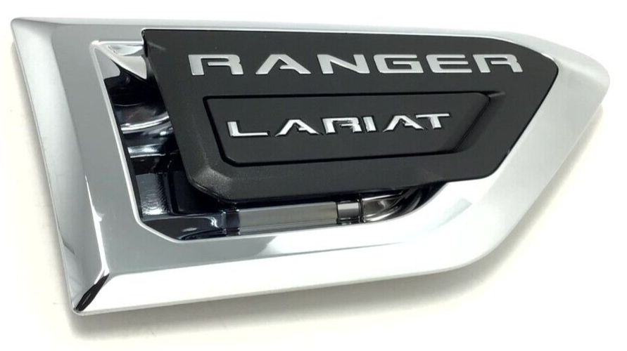 2019 - 2023 Ford Ranger Lariat RH Passenger Fender Vent Emblem OEM
