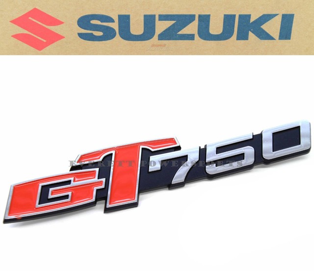 Suzuki Gt750 GT 750 Frame Side Cover Emblem Badge for sale online eBay