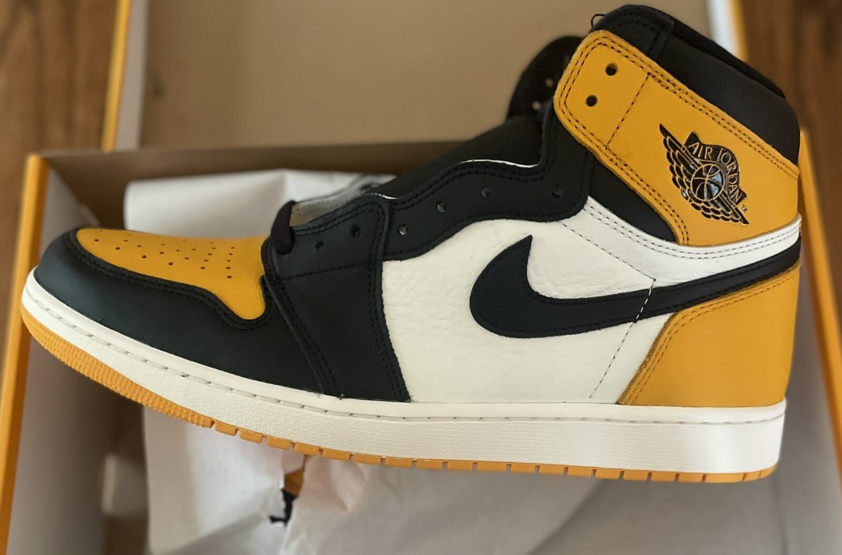 Jordan 1 Retro High OG Yellow Toe 2022 Taxi RARE Men\'s size 12.5 Ready To Ship $_57.JPG?set_id=8800005007 main image 4