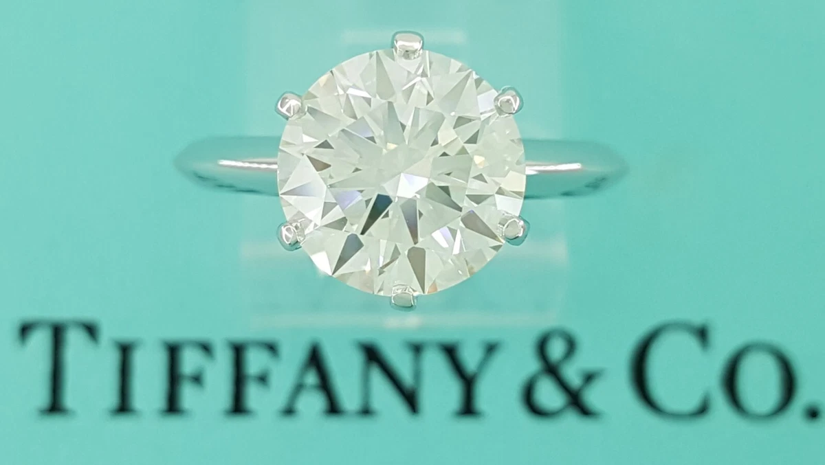 Tiffany & Co. Diamond Platinum 2.00 ctw - 4.99 ctw Total Carat 