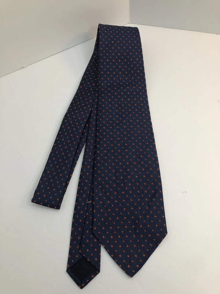 NUEVO SIN ETIQUETAS - Hathaway - Corbata de seda a micro cuadros roja/azul - 55" X 3,25" 410 Foto 2 de 4