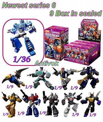 Transformers Blokees Galaxy Version Series 6 IDW Set Of 9 Box