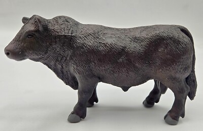 Black Angus Bull Figure Toy Child Grift Figura Toro Angus Negro Juguete Niño 80