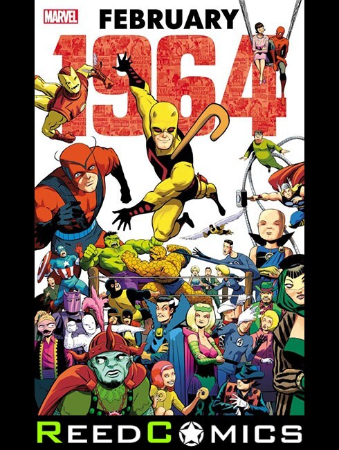 MARVEL FEBRUARY 1964 OMNIBUS HARDCOVER RODRIGUEZ COVER (480 Pages) New Hardback