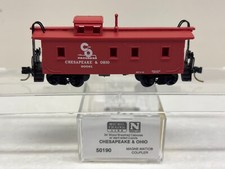 N Scale Micro Trains MTL 50190 Chesapeake & Ohio C&O 90061 Caboose