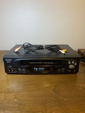 Sharp VC-H813U VCR 4-Head Video Cassette Recorder VHS Player No Remote