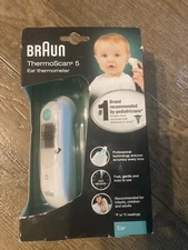 Braun ThermoScan 5 Digital Ear Thermometer IRT6020 For Infant Children Adults