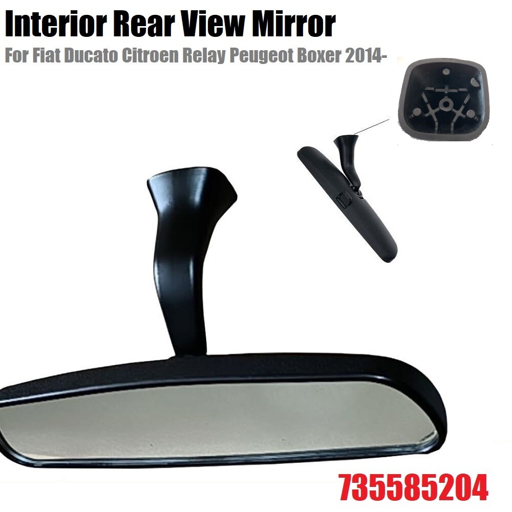 Rear View Mirror Replacement Interior For Fiat Ducato, Peugeot Boxer ...