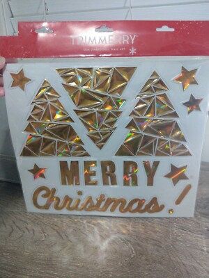 Neu! Holiday Time Dimensional Wandkunst Merry Christmas Gold