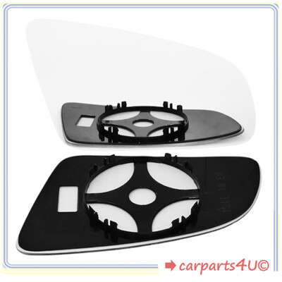SPIEGELGLAS AUßENSPIEGEL FÜR AUDI A4 2001-2008 RECHTS KONVEX
