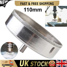 110mm 4.3" inch Tile Hole Saw Diamond Core Drill Bit Coated Tip For Stone Glass
