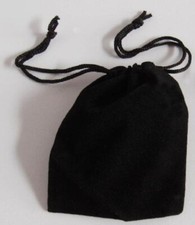 Novel Box Velour Drawstring Pouch Jewelry Bag, Gem Bag Wedding Gift Bag - 25Pack