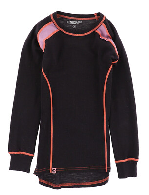 Stormberg Mädchen Kinder Langarm Gr.128 Funktionsshirt mit Merino Wolle 123821