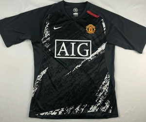 manchester united black and white jersey