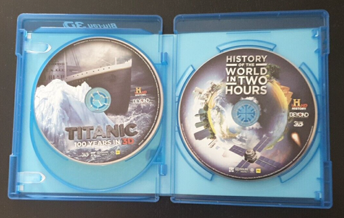 History in 3D 3D Blu-Ray Region B 3 disc set World War II Titanic World History - Bild 8 von 9