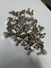 Knurled Thumb Screw Brass Plated 10-24 Thread 3/8 length 50 Pieces 7109 1024B5