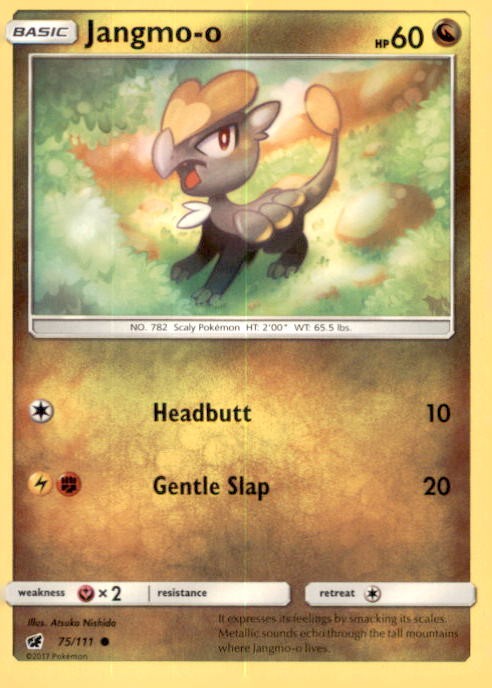 JANGMO-O 75/111 COMMON CRIMSON INVASION POKEMON NEAR MINT