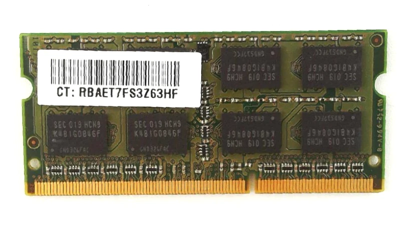 Samsung 🔧 2GB x 2 DDR3 PC3-10600S (1333MHz) SO-DIMM RAM – M471B5673FH0 🟥 ☆ - Image 3 of 3